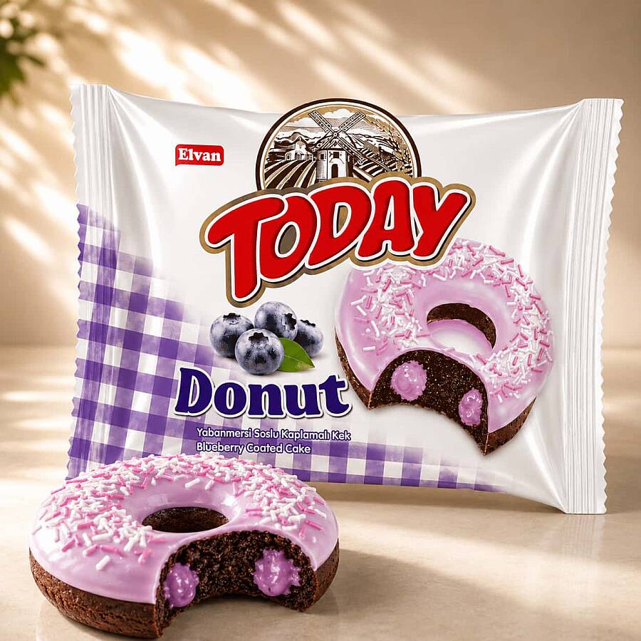 Today Donut Kek Yabanmersinli 35 Gr. 1 Adet - 2