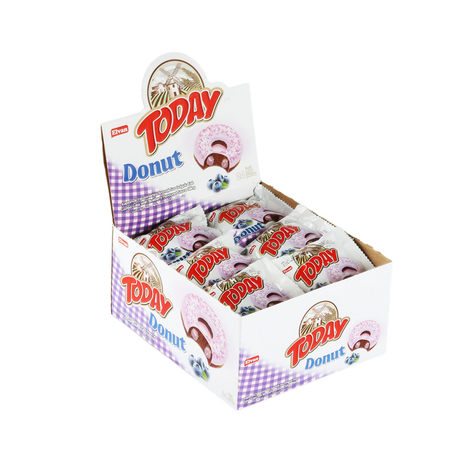 Today Donut Kek Yabanmersinli 35Gr. 24 Adet (1 Kutu) - 4