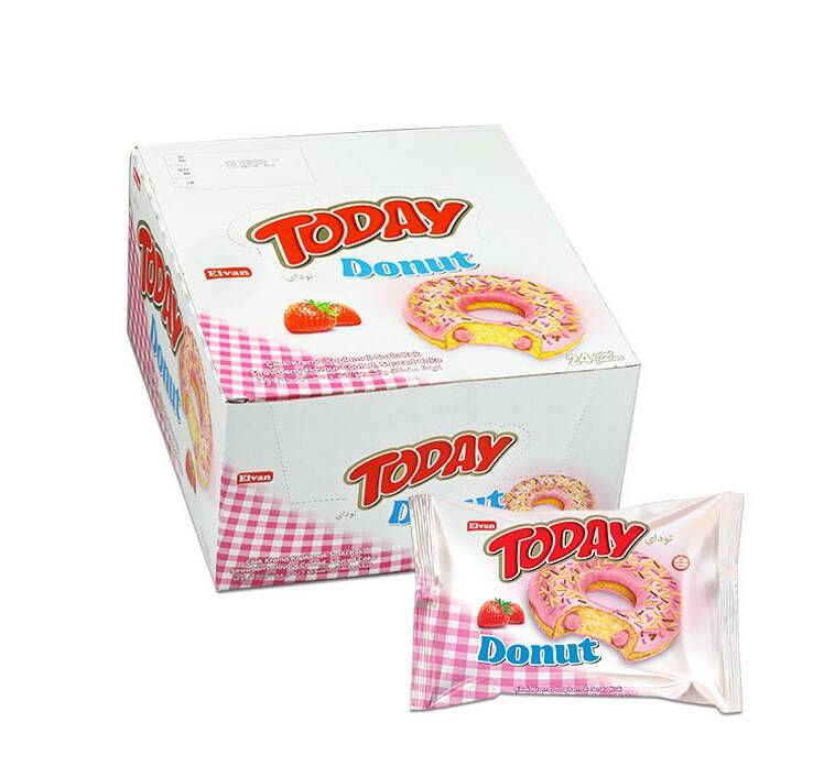  Today Donut Strawberry 35 Gr 24 pcs (1 Box) - 3