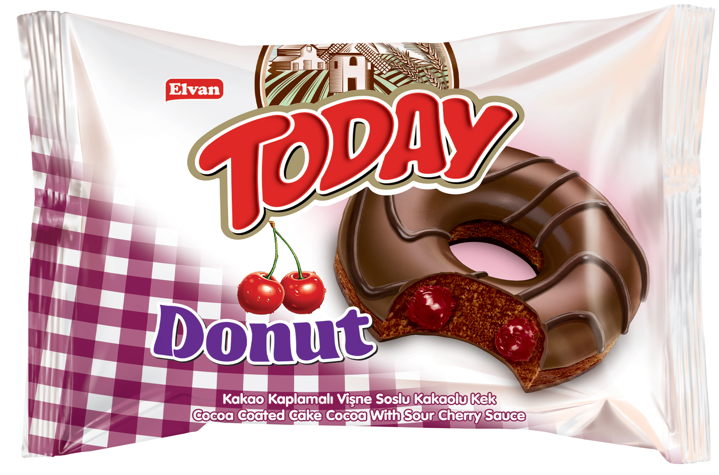 Today Donut Vişneli Kek 35GrX24X6 (1 Koli)