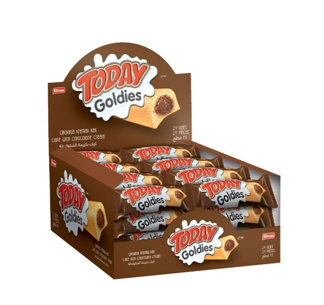 Today Goldies Chocolate Cream 35 Gr. 24 Pieces (1 Box) - 6