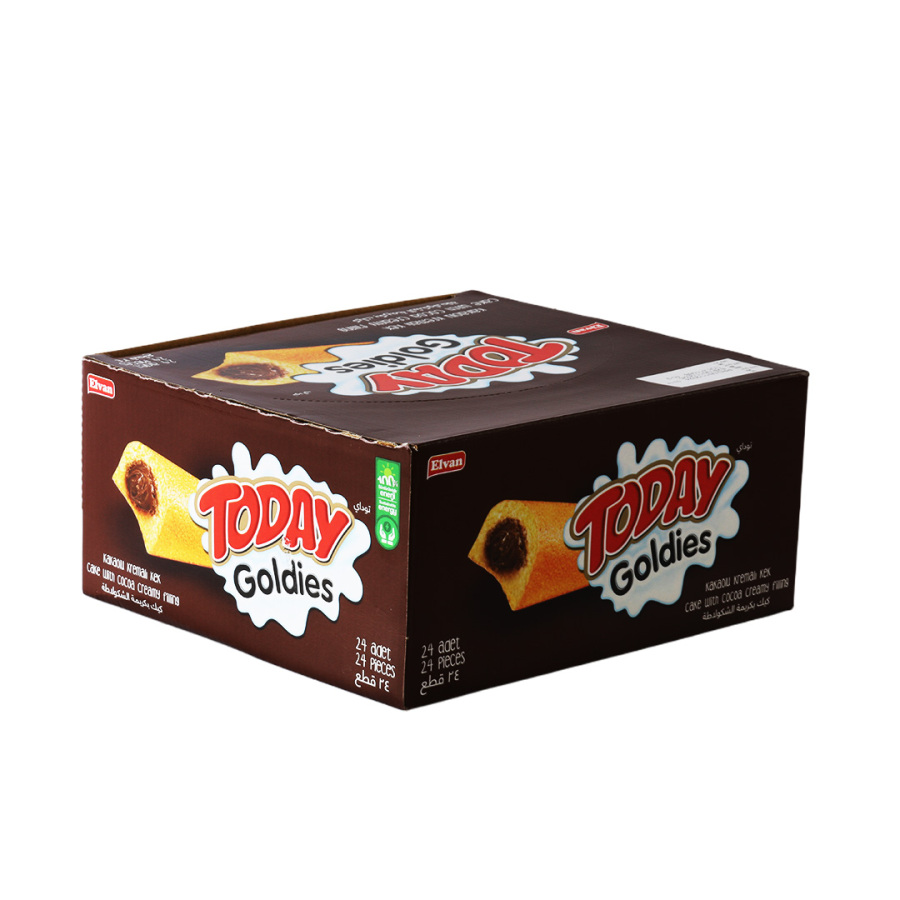 Today Goldies Chocolate Cream 35 Gr. 24 Pieces (1 Box) - 4