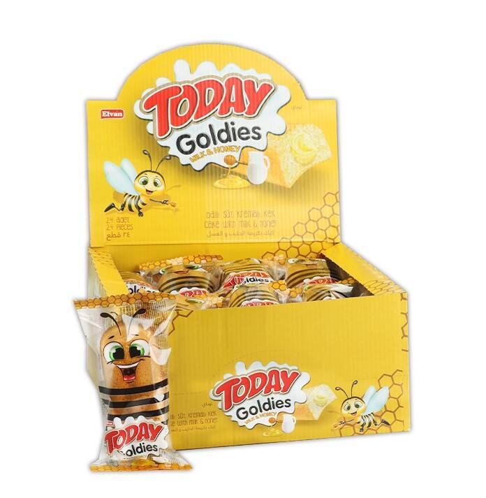  Today Goldies Honey-Milk 35 Gr. 24 pcs (1 Box) - 4