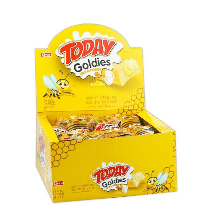  Today Goldies Honey-Milk 35 Gr. 24 pcs (1 Box) - 6