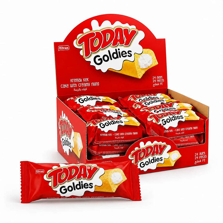 Today Goldies Sütlü 40 Gr. 24 Adet (1 Kutu) - 1