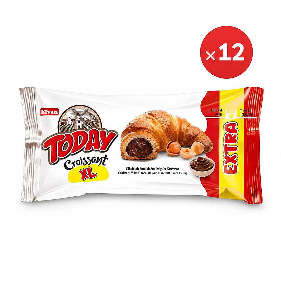 Today Kruvasan Çikolatalı 62 Gr 12 Adet (1 Kutu) - 2