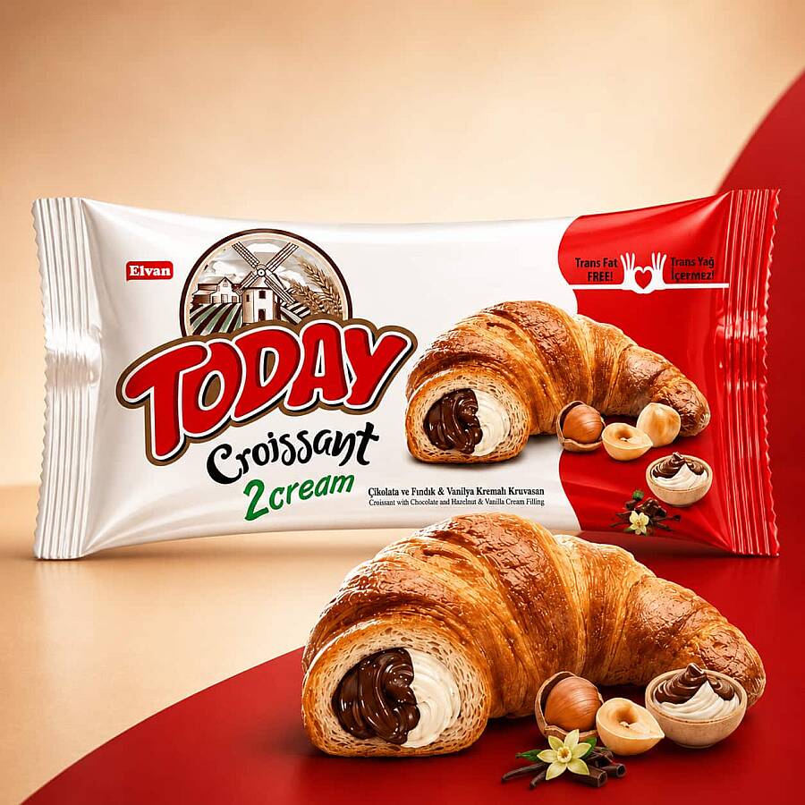 Today Kruvasan Çikolata Vanilyalı 40 Gr. (1 Adet) - 2