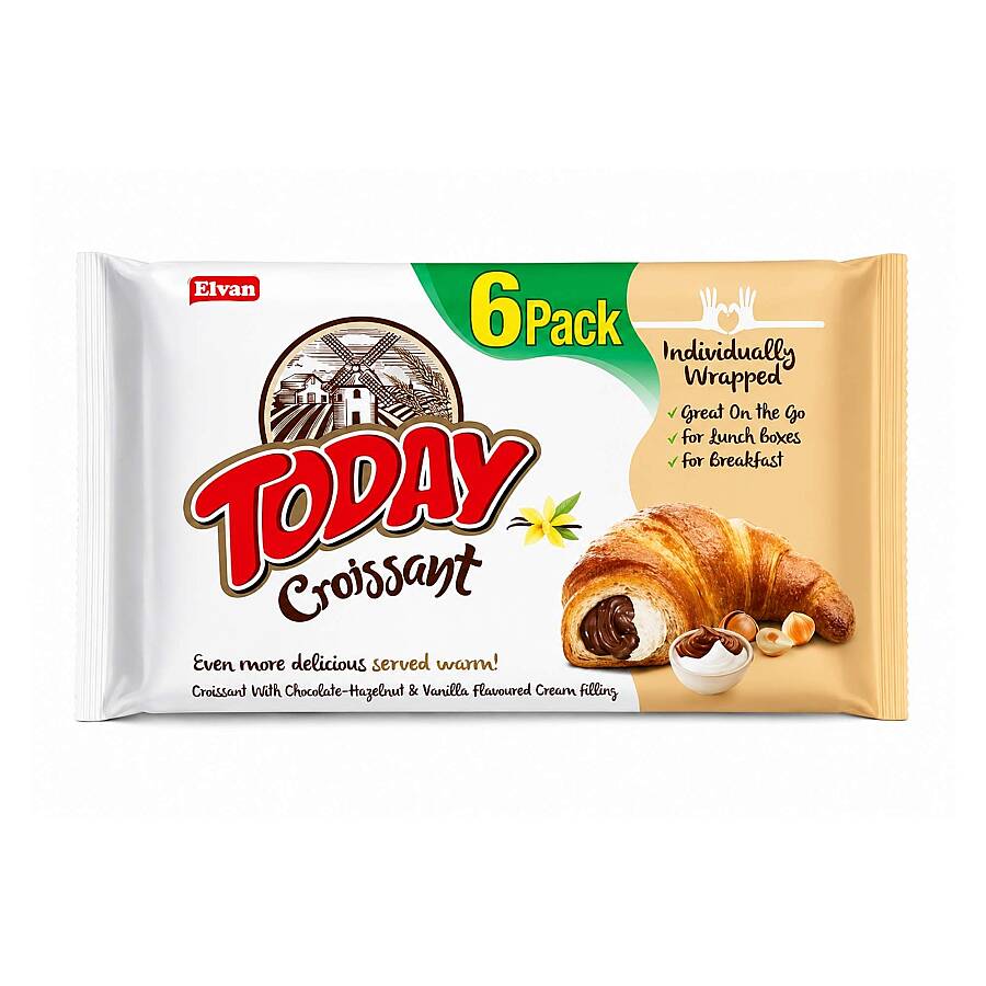 Today Kruvasan Çikolata Vanilyalı 40 Gr. 6 Adet (1 Kutu) - 3