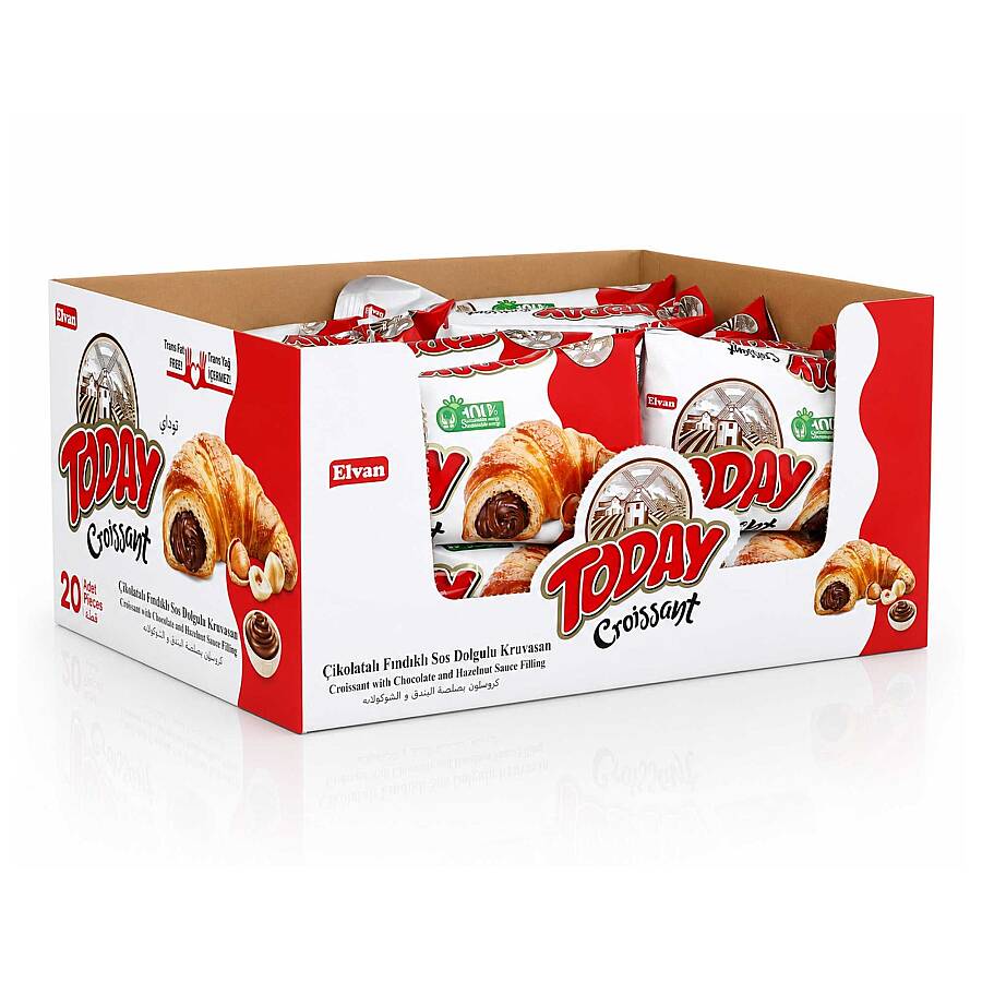 Today Kruvasan Çikolatalı 40 Gr. 20 Adet (1 Kutu) - 3