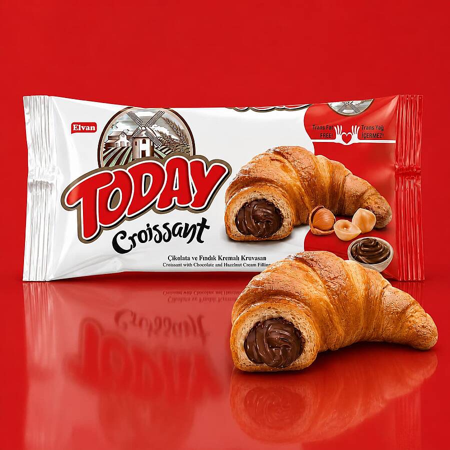 Today Kruvasan Çikolatalı 40 Gr. 20 Adet (1 Kutu) - 4