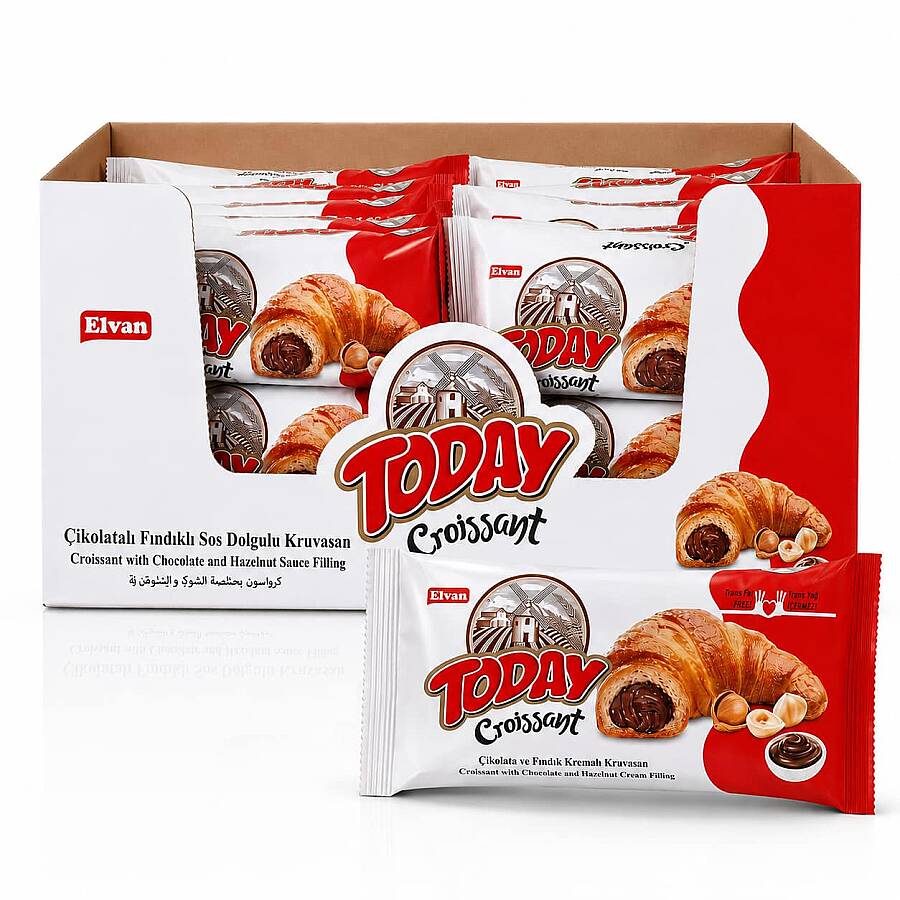 Today Kruvasan Çikolatalı 40 Gr. 20 Adet (1 Kutu) - 3