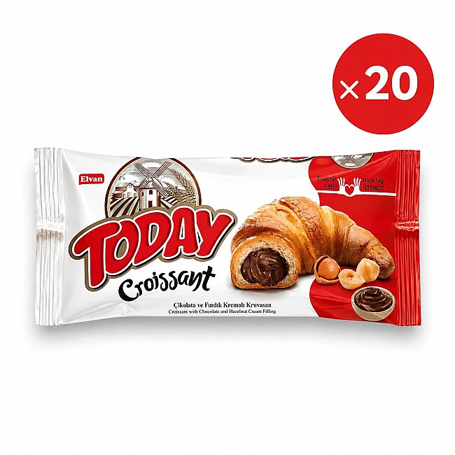 Today Kruvasan Çikolatalı 40 Gr. 20 Adet (1 Kutu) - 2