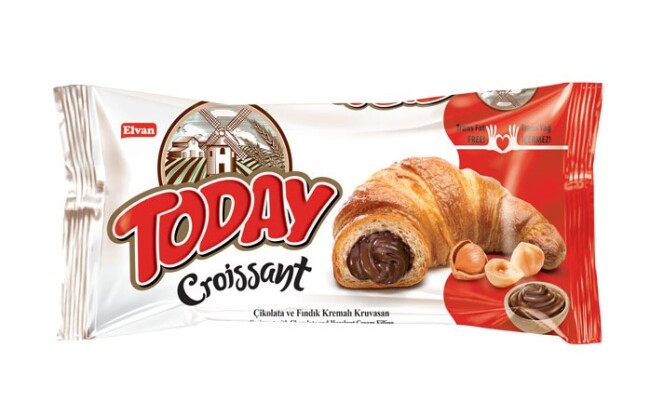 Today Kruvasan Çikolatalı 40 Gr. 1 Adet - Elvan