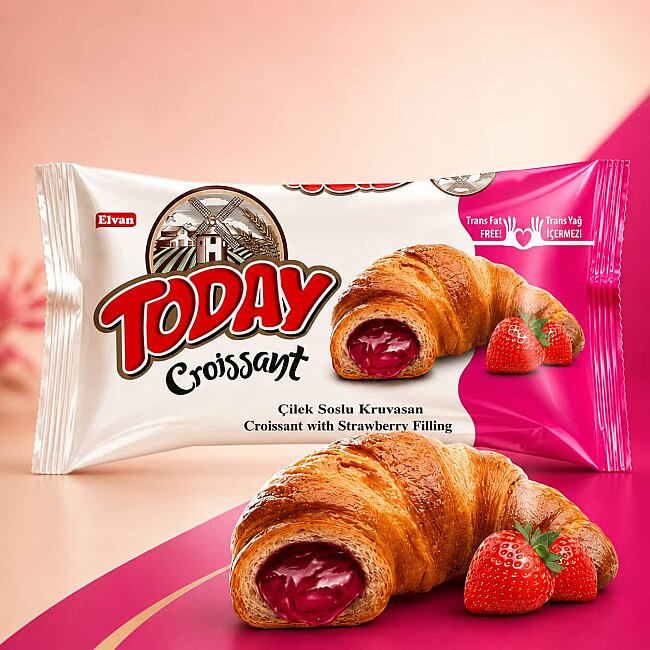 Today Kruvasan Çilekli 40 Gr. 1 Adet - 2