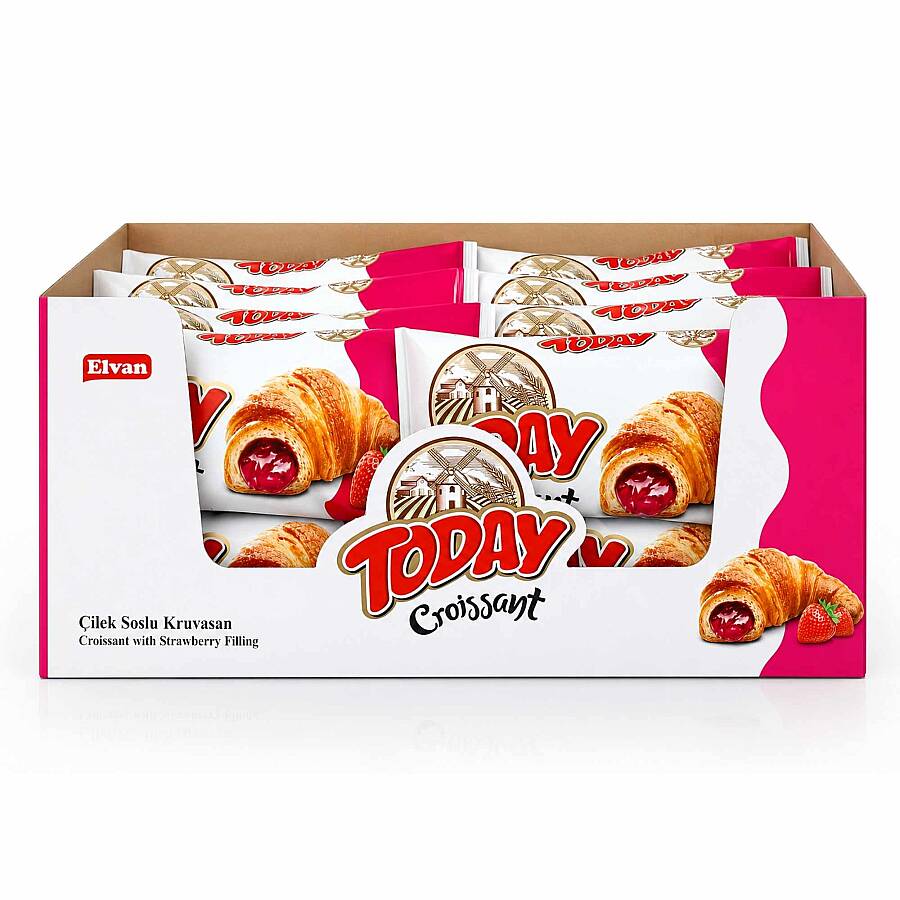 Today Kruvasan Çilekli 40 Gr. 20 Adet (1 Kutu) - 3
