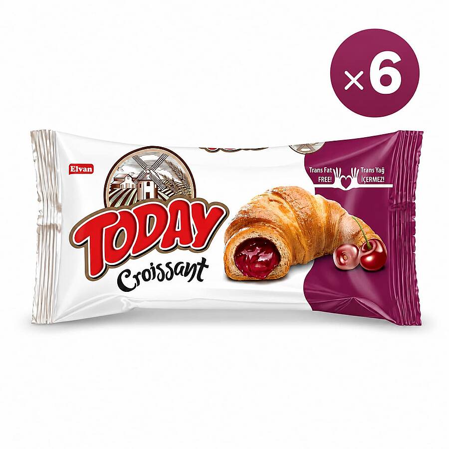 Today Kruvasan Vişneli 40 Gr. 6 Adet (1 Kutu) - 2