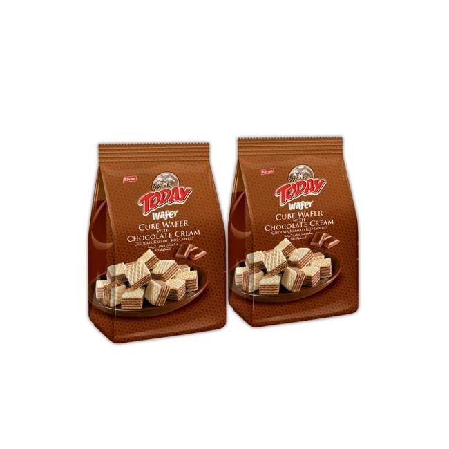 Today Küp Gofret Çikolatalı 200Gr. 2'li Paket - Today