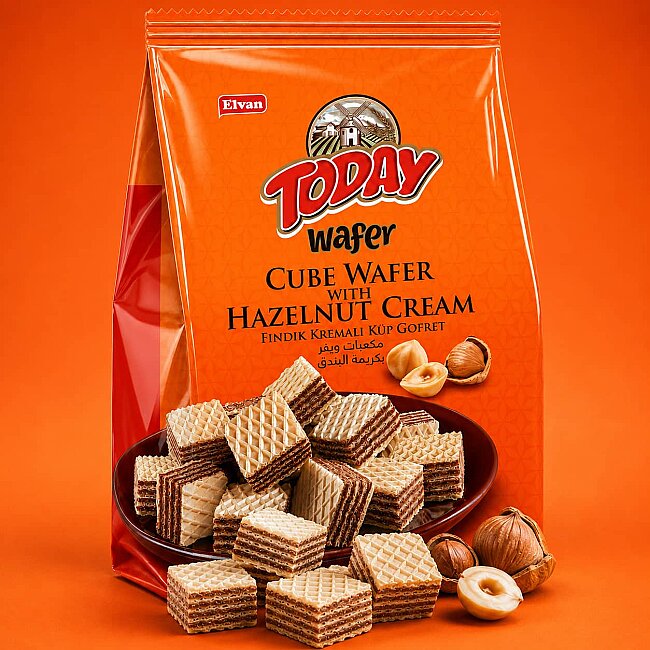 Today Küp Gofret Fındıklı 200Gr. (1 Paket) - 2