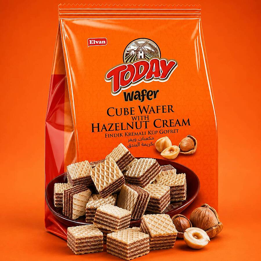 Today Küp Gofret Fındıklı 200Gr. (1 Paket) - 2