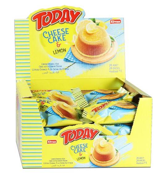 Today Lemon Cheese Cake 45 Gr. 24 Pieces (1 Box) - 3