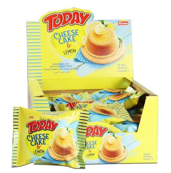 Today Lemon Cheese Cake 45 Gr. 24 Pieces (1 Box) - 1