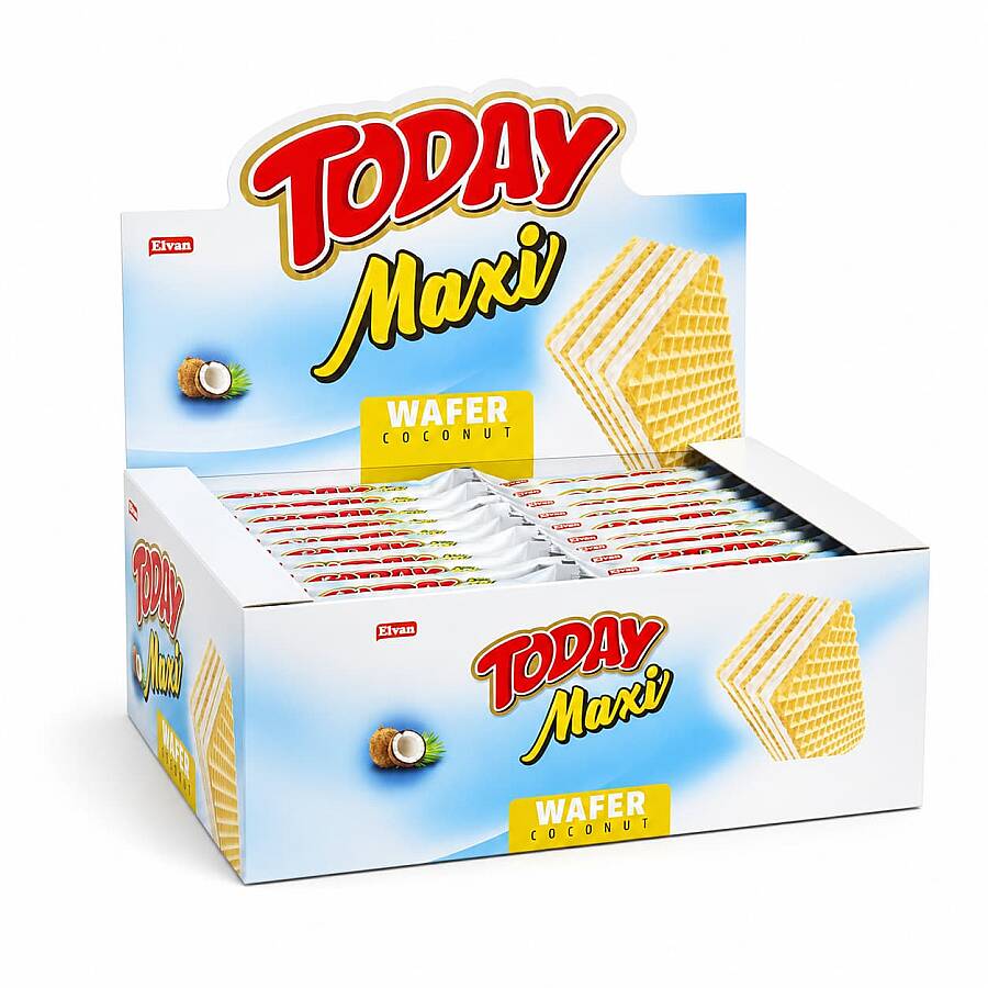 Today Maxi Coconut Wafer 38 Gr. 24 pcs (1 Box) - 3