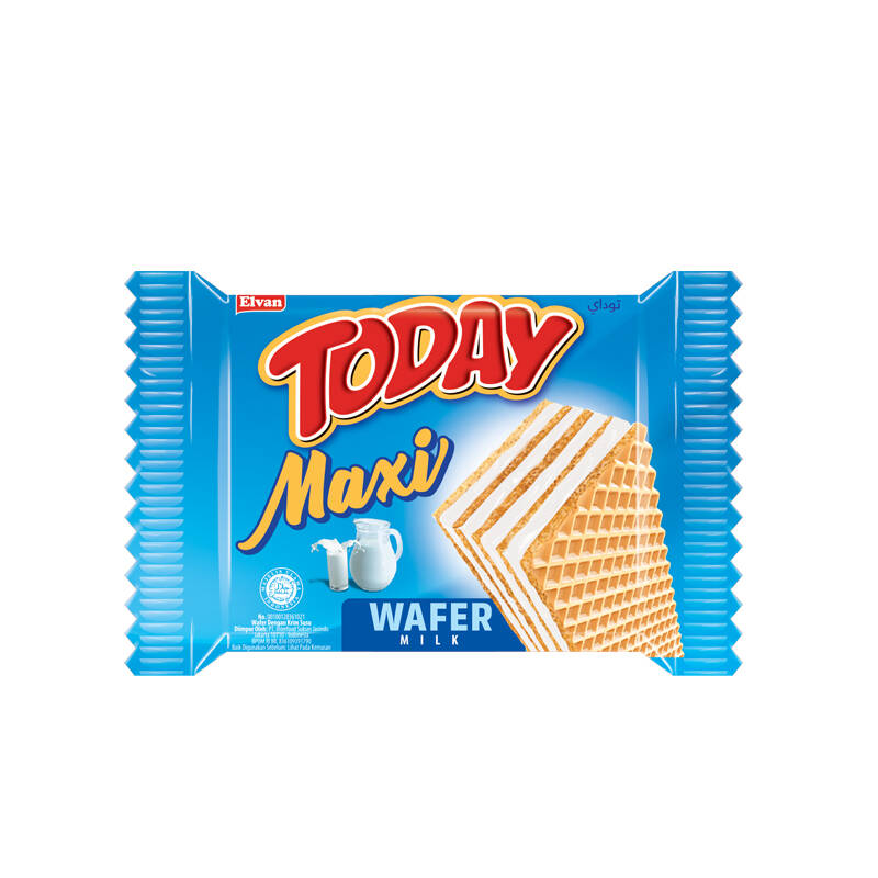 Today Maxi Wafer with Milk 38 Gr. 24 Pieces (1 Box) - 2