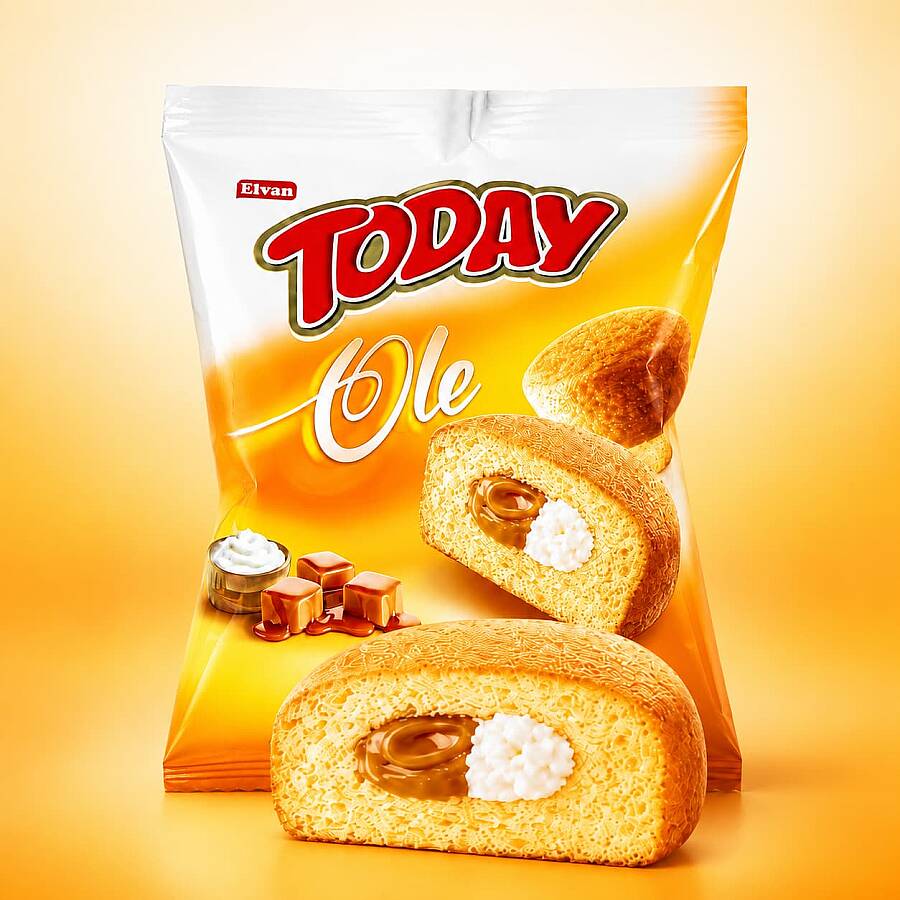 Today Ole Karamel ve Vanilyalı Kek 35 Gr. 24 Adet (1 Kutu) - 3