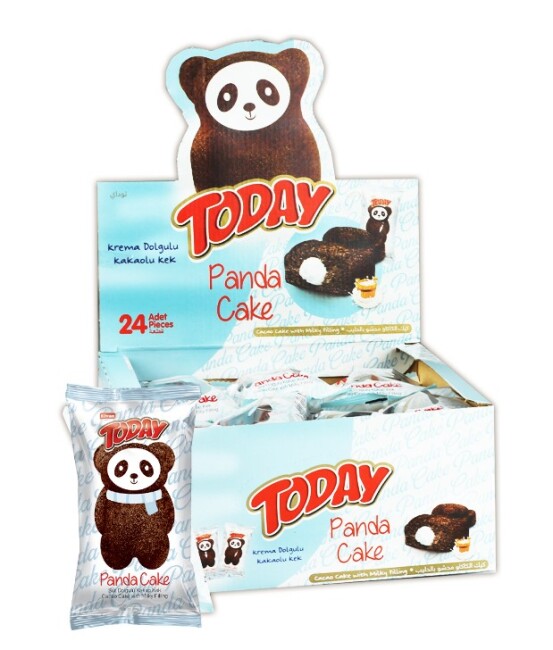 Today Panda Cake 40 Gr. 24 pieces (1 Box) - Elvan