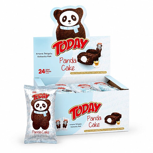 Today Panda Kek 40 Gr. 24 adet ( 1 Kutu ) - Today