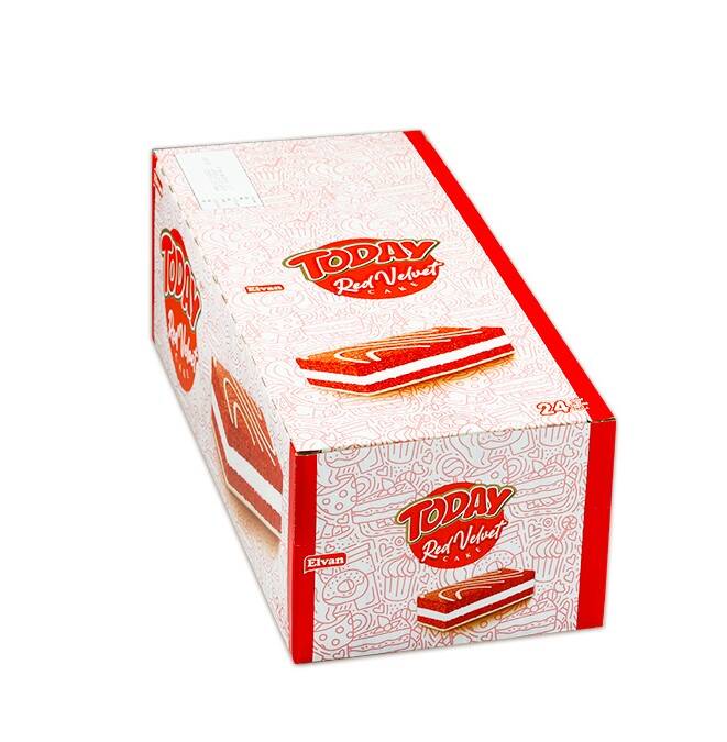 Today Red Velvet Cake 40 Gr. 24 Pieces (1 Box) - 3