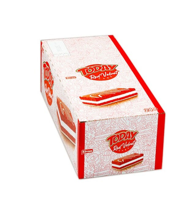 Today Red Velvet Cake 40 Gr. 24 Pieces (1 Box) - 3