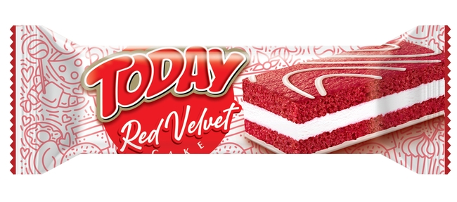 Today Red Velvet Kek 40 Gr. (1 Adet) - Today