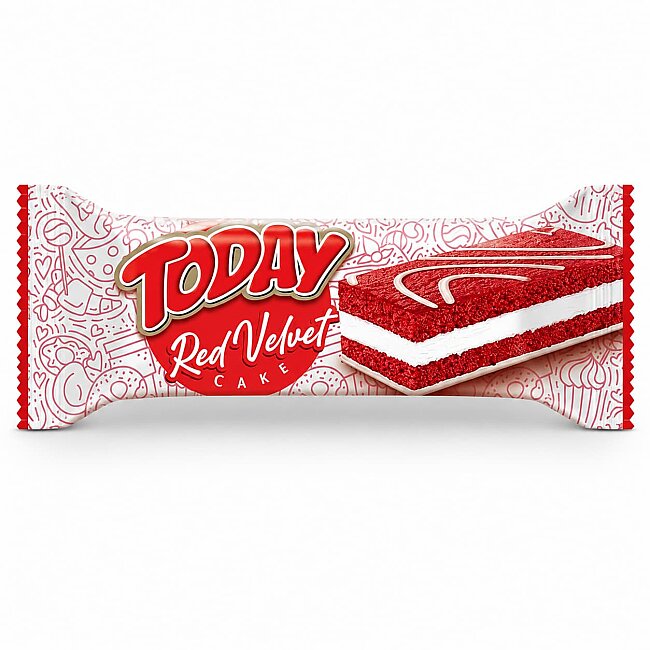 Today Red Velvet Kek 40 Gr. 24 Adet (1 Kutu) - 2