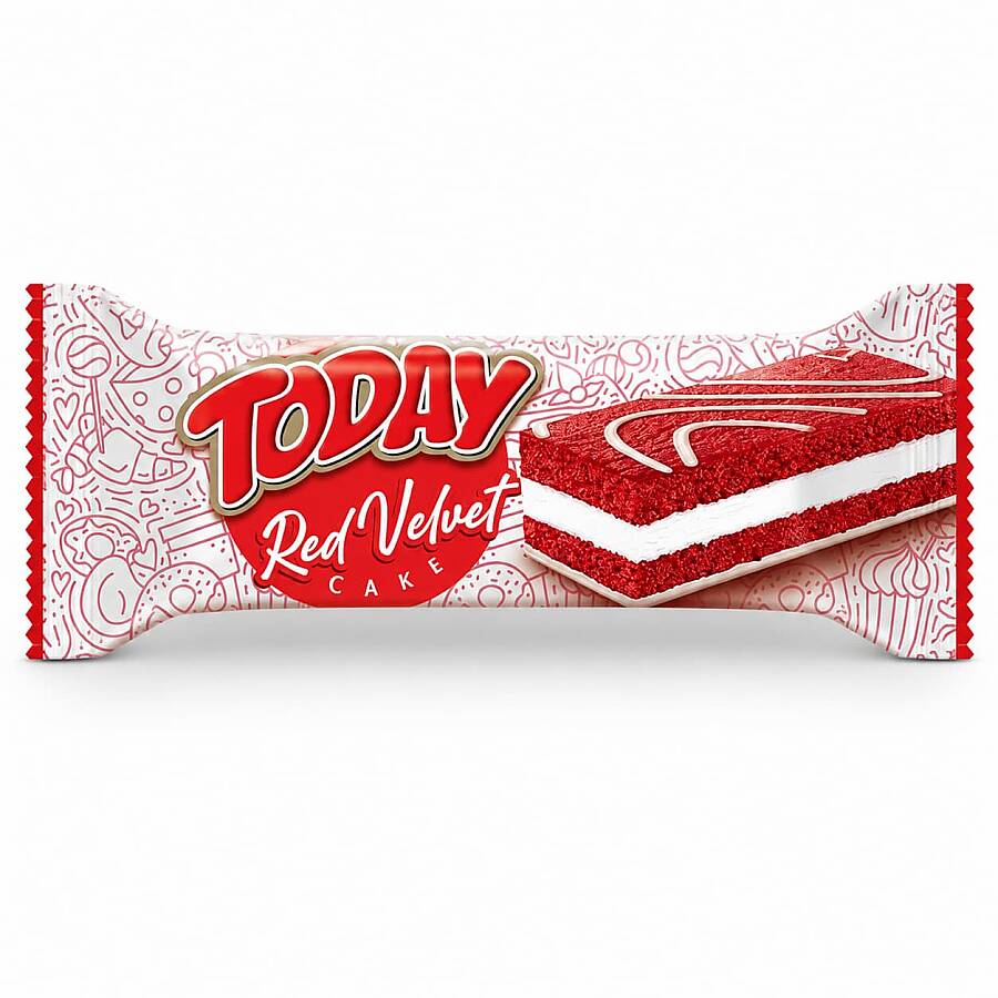 Today Red Velvet Kek 40 Gr. 24 Adet (1 Kutu) - 2
