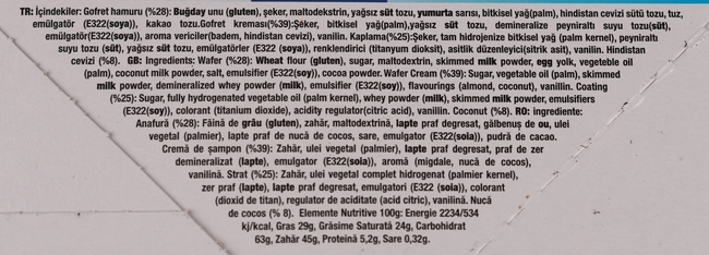 Today Roll Beyaz Kaplamalı Hindistan Cevizli Gofret 18 Gr 24 Adet (1 Paket) - 3