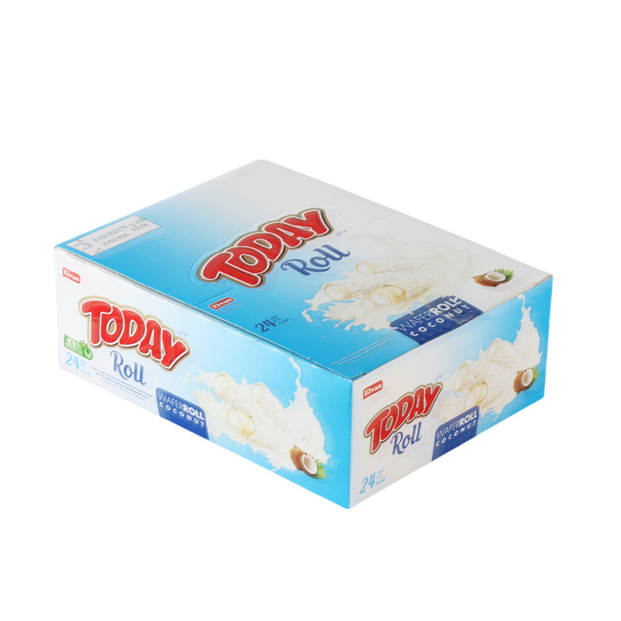 Today Roll Beyaz Kaplamalı Hindistan Cevizli Gofret 18 Gr 24 Adet (1 Paket) - 4