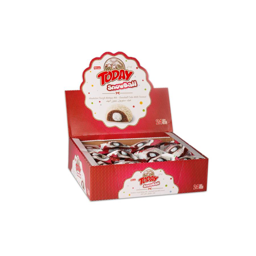 Today Snowball Hindistan Cevizli Kek 35 Gr. 24 Adet (1 Kutu) - 6