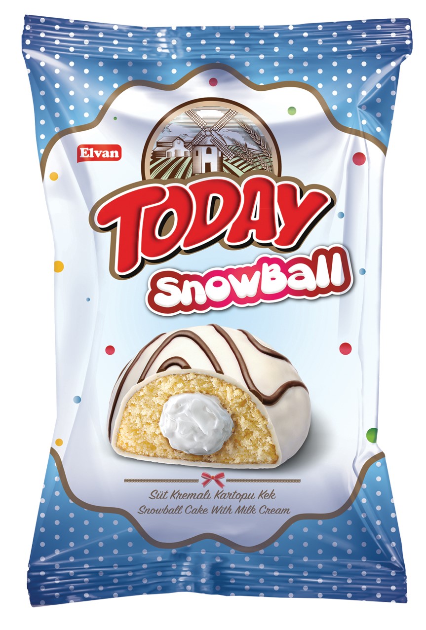 Today Snowball Sütlü Kek 35GrX24X6 (1 Koli)