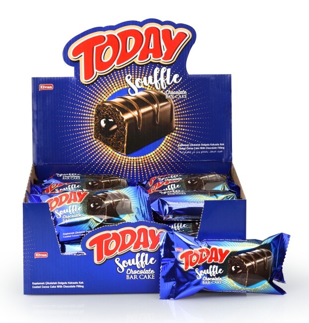 Today Souffle Bar Cake 45 Gr. 24 Pieces (1 Box) - Today