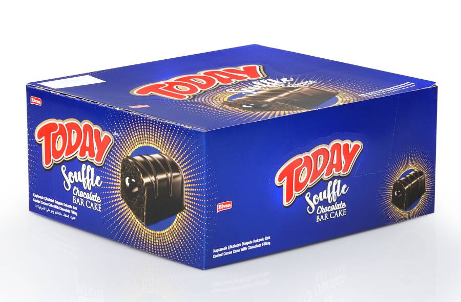 Today Souffle Bar Cake 45 Gr. 24 Pieces (1 Box) - 4