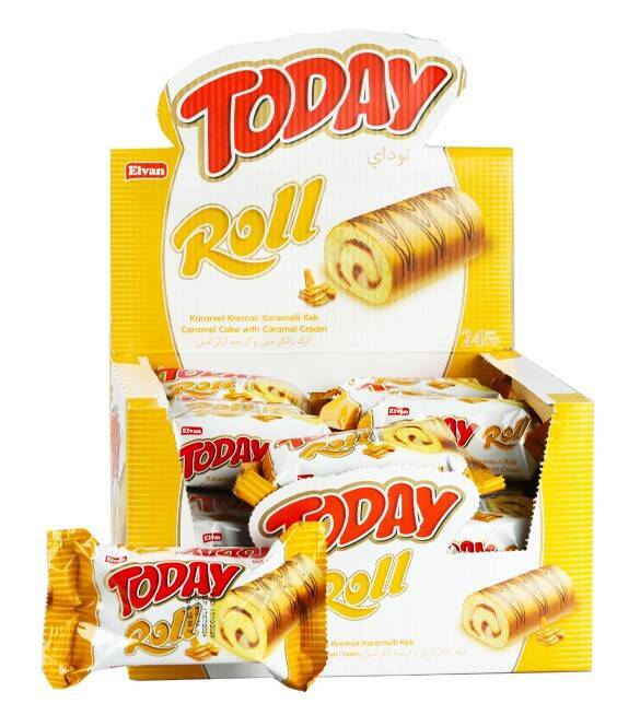 Today Swiss Roll Karamel Kek 35GRX24X6 (1 Koli)