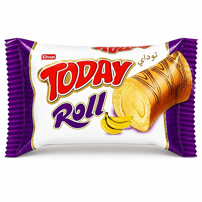 Today Swiss Roll Muz Kremalı Kek 35 Gr 24 Adet (1 Kutu) - 2