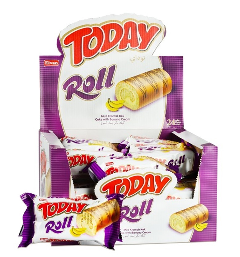 Today Swiss Roll Muz Kremalı Kek 35GRX24X6 (1 Koli)