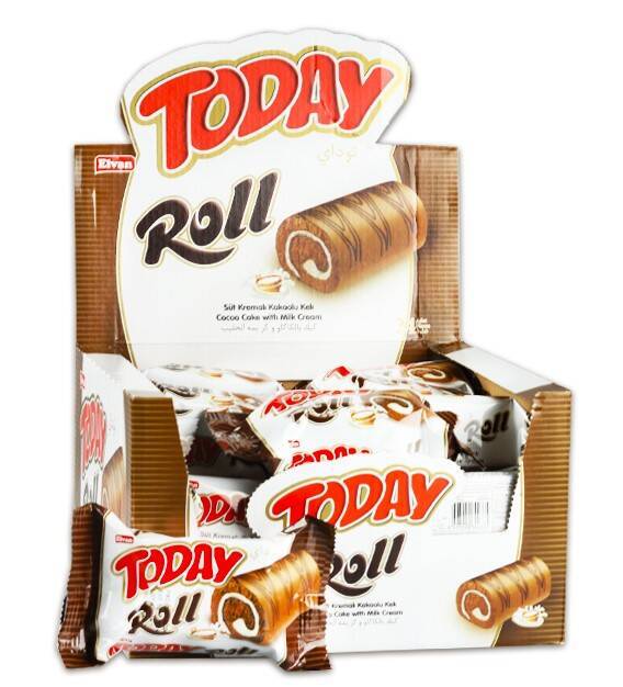 Today Swiss Roll Süt Kremalı Kek 35GRX24X6 (1 Koli)