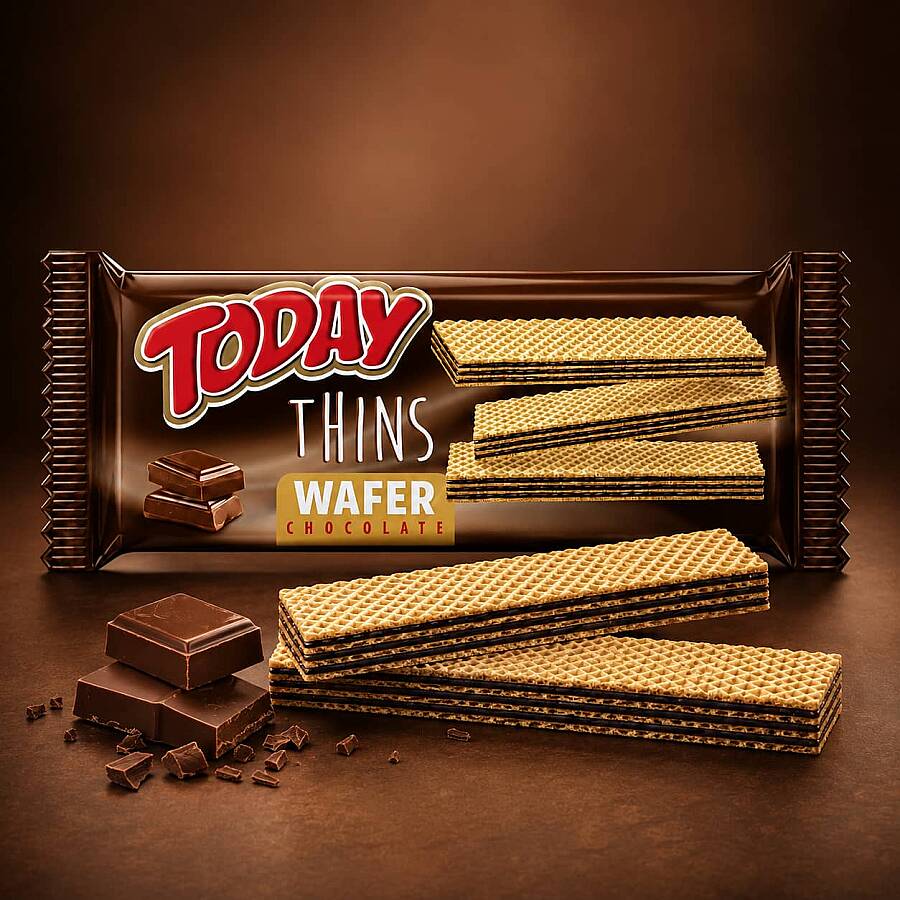 Today Thins Gofret Çikolatalı 65 Gr. (12 Adet) - 2