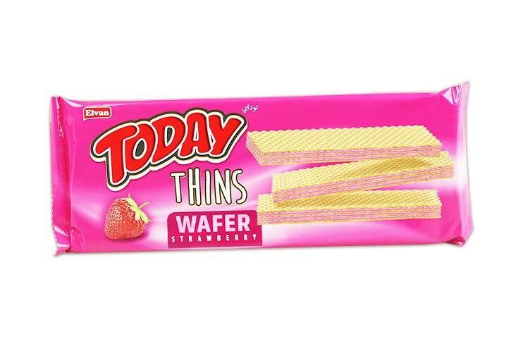 Today Thins Gofret Çilekli 65Gr. 24 Adet ( 1 Kutu ) - 2