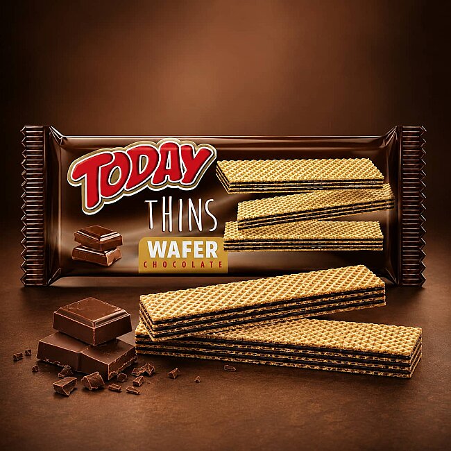 Today Thins Wafer Chocolate 65 Grams (12 Pieces) - 2