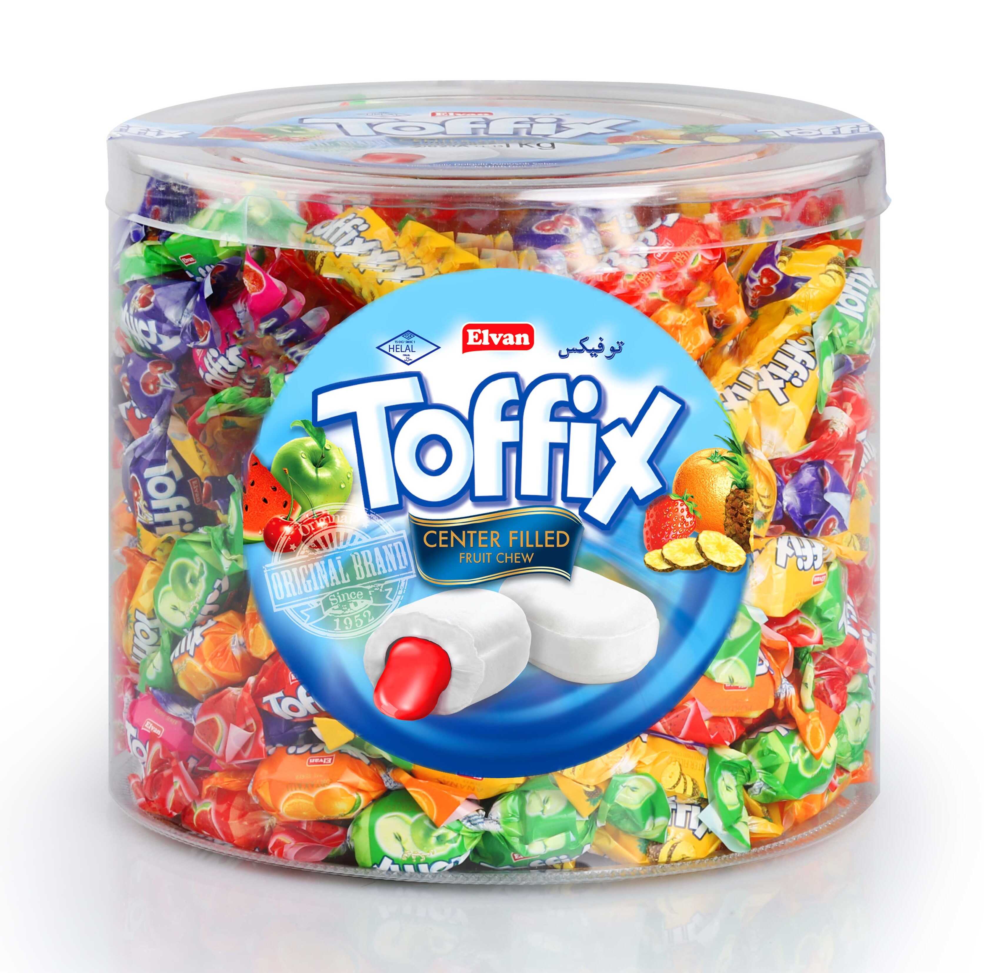 Toffix Cylinder Mix Sugar 1000 Gram (1 Box)