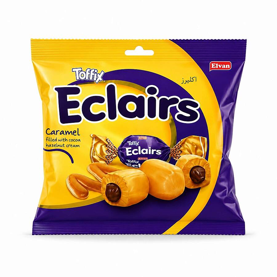 Toffix Eclairs Sugar 300 Gr (1 Pack) - 1